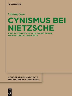 cover image of Cynismus bei Nietzsche